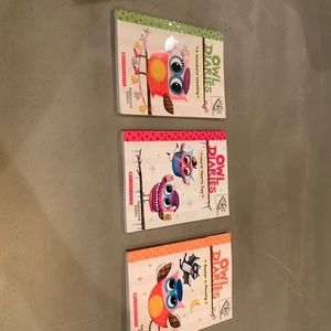 Brand new lot if 3 owl diaries books. These were never used or opened